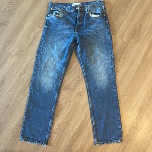 Zara size 10 mid rise straight. Slim jean. Great fit